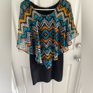 Beautiful tribal print petite dress